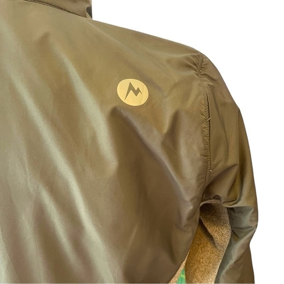 Marmot Tech Sweater Jacket in Dusty Olive Heather & Forest Night - Picture 13 of 15